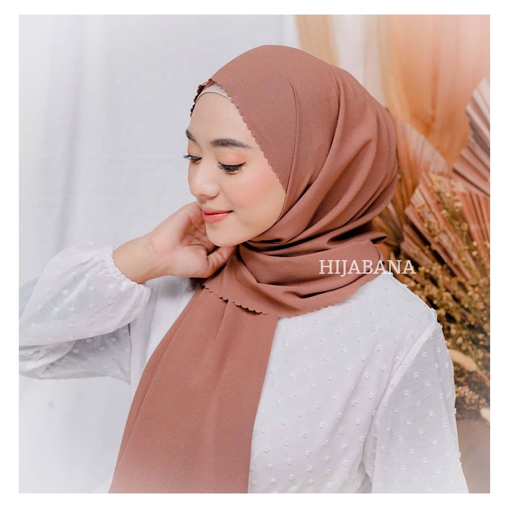 Kerudung Pashmina Lasercut Panjang Sonya - Hijab Pasmina Lasercut Panjang - Kerudung Pasmina Premium