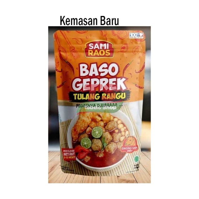 

Instant-Camilan- Geprek Rangu / Baso Geprek Tulang Rangu / Samiraos / Dower / Baso Aci - Geprek