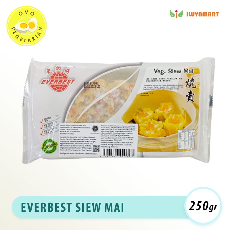 

Everbest Siomay Vegetarian 18 pcs / Siew May / Siomai