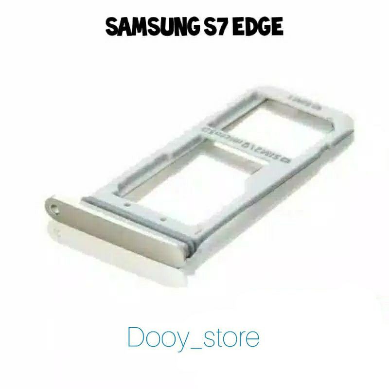 SIMTRAY SIMCARD SIMLOCK SAMSUNG S7 EDGE - TEMPAT KARTU SIM SLOT SIM CARD GALAXY S7 ORIHINAL