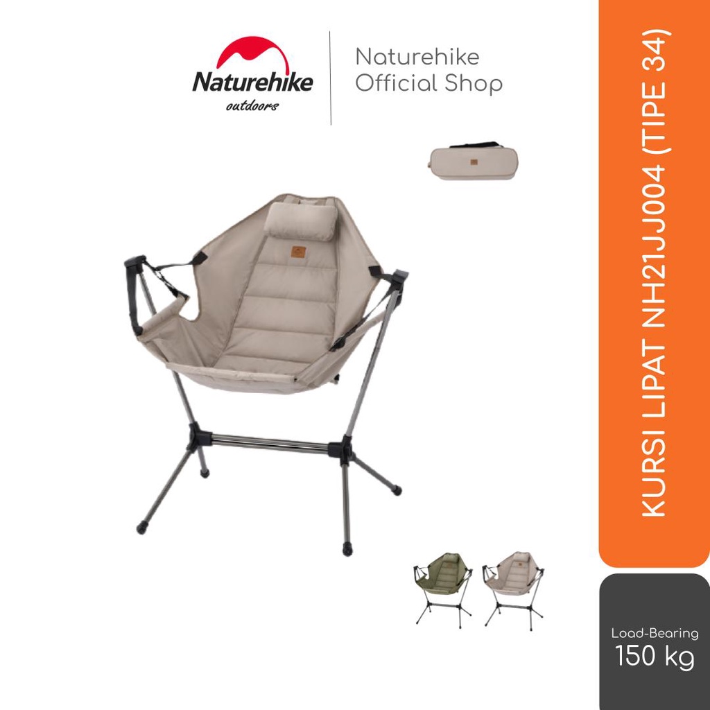 Naturehike Kursi Lipat / Portable / Outdoor Camping NH21JJ004 Tipe 34