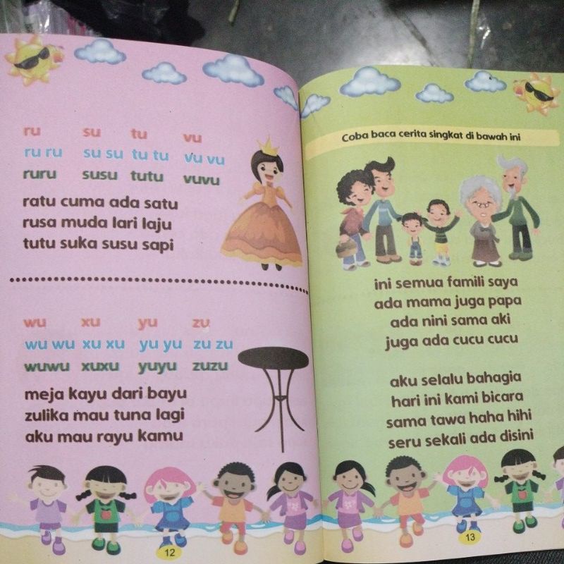 buku cepat pintar belajar membaca 32 halaman (15x24cm)