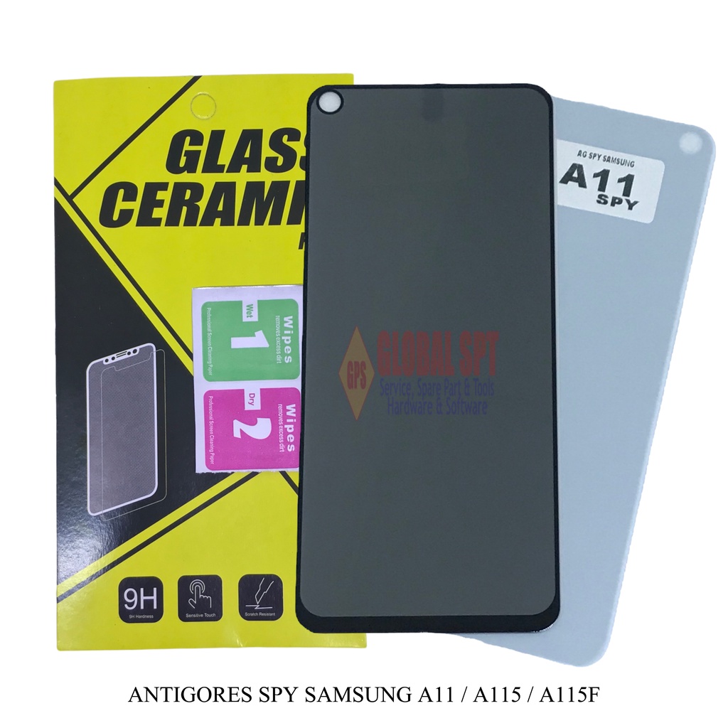 SPY SAMSUNG A11 / ANTIGORES / TEMPERED GLASS SAMSUNG A115 / A115F