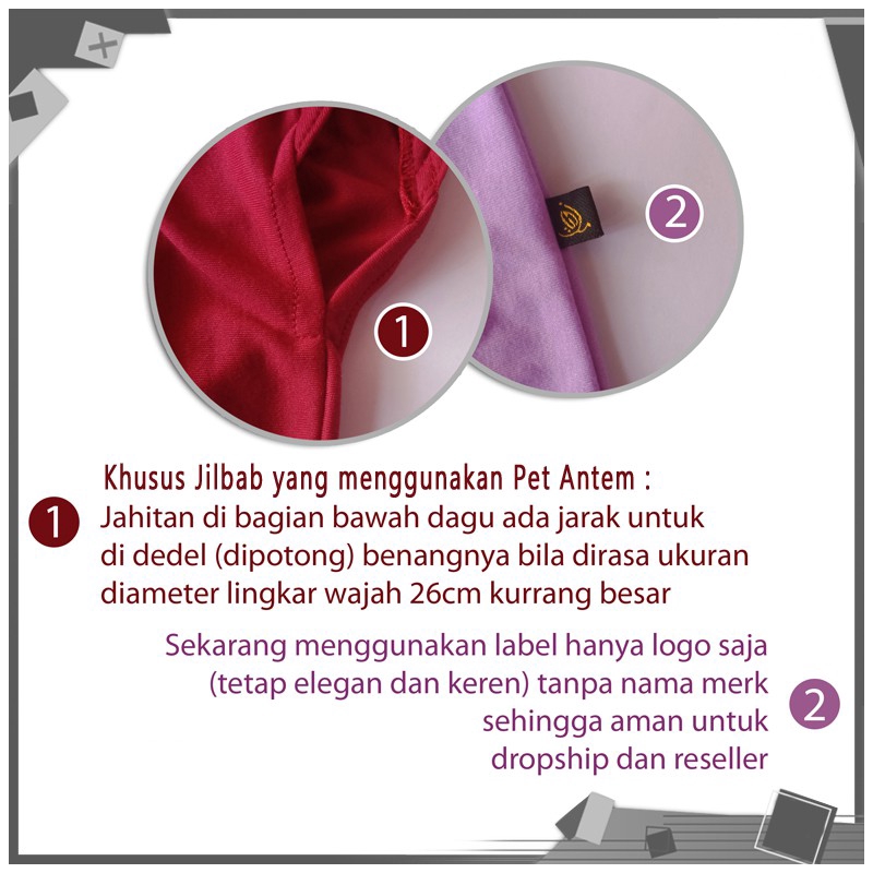 [PART 2] 40 Warna Jilbab Kaos Instan Pet Antem Ukuran L / XL /Jumbo Hijab Bergo Syari Khimar (kim)