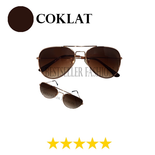 Kacamata Fashion Anak Kacamata Sunglasses Anak Model Aviator Kacamata Anak Murah Frame Gold Kacamata Anak Trendy FREECASE