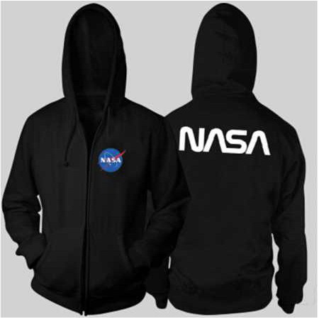JACKET ZIPPER NASA LOGO KECIL