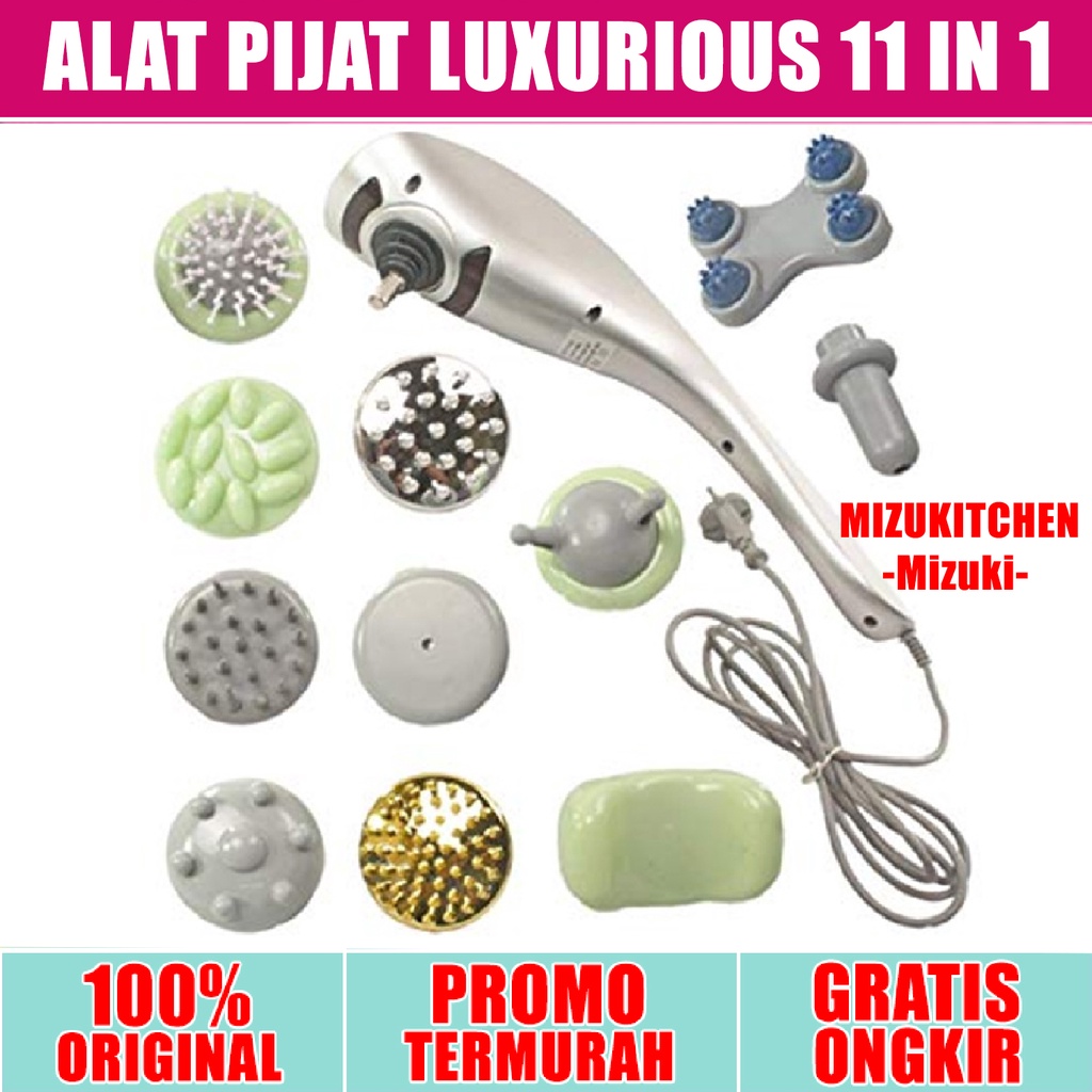 Alat Pijat 11 in 1 Luxurious Massager pijut badan dan kaki enak lengkap