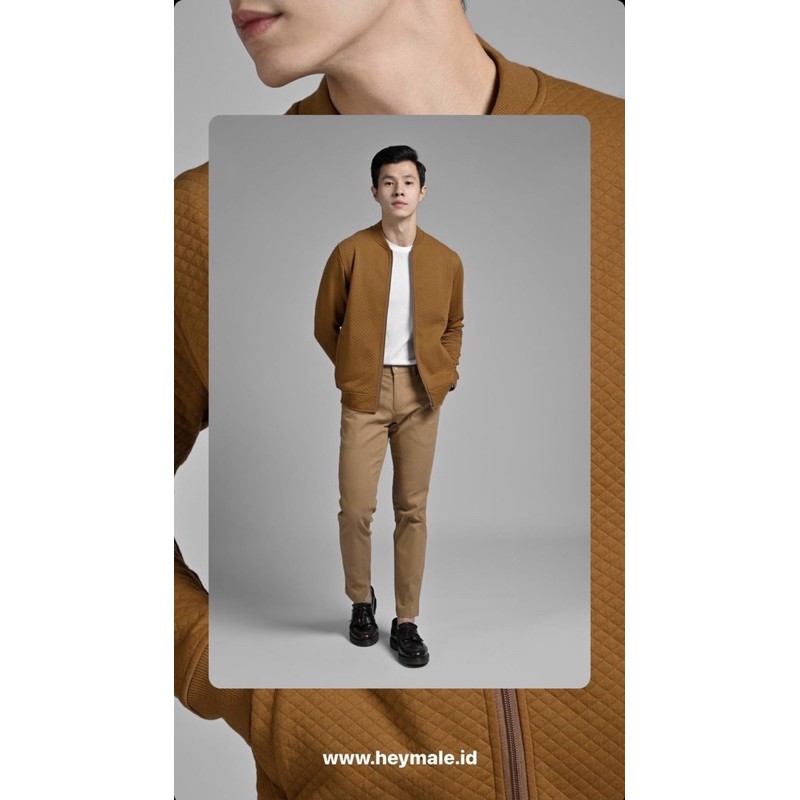 COMFY JACKET - Light Brown by heymale.id