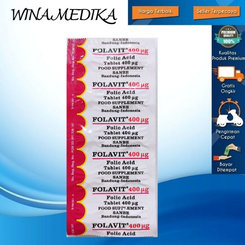 FOLAVIT 400 MG STRIP