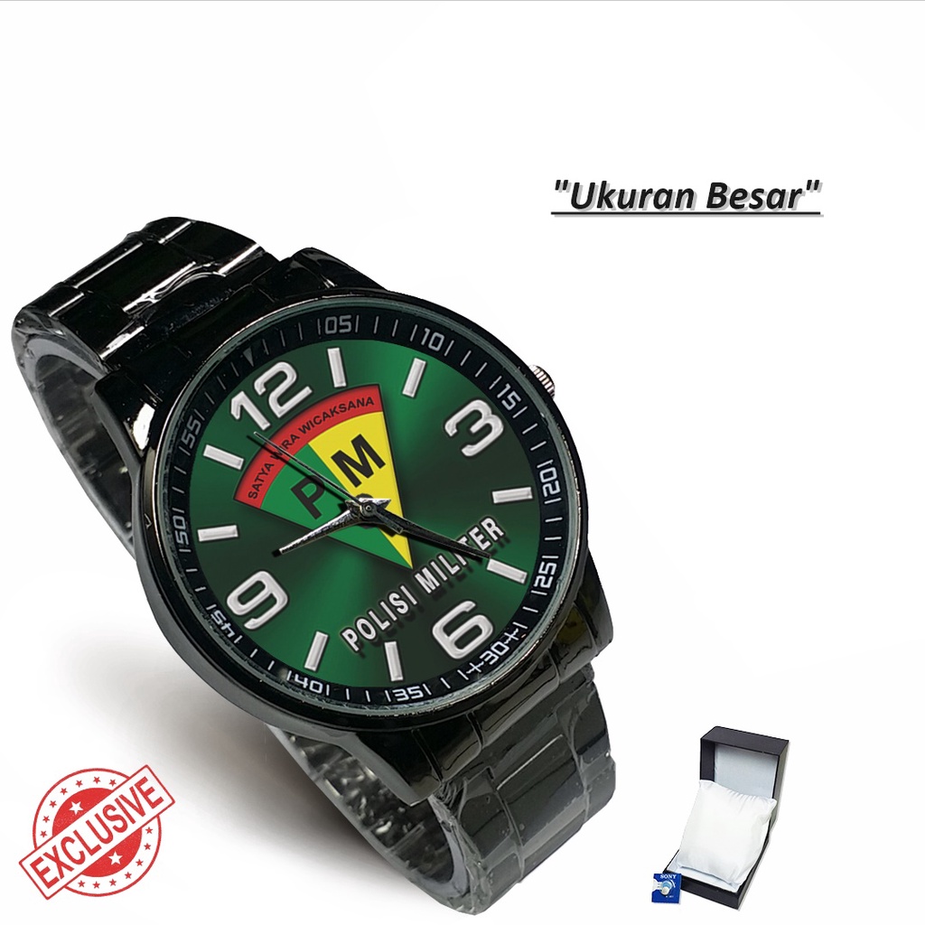 Jam Tangan Rantai Couple POLISI MILITER (Keren)