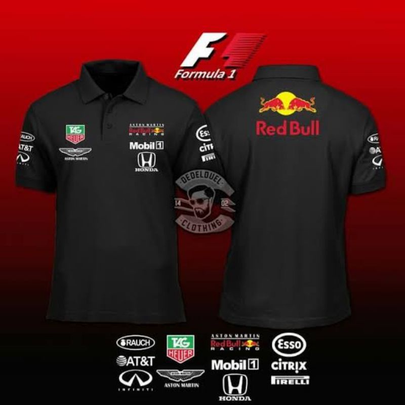polo shirt / kaos kerah Redbull F1