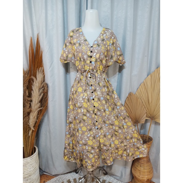 DASTER BALI SENORITA PANJANG BUSUI FRIENDLY-Kembang Milo