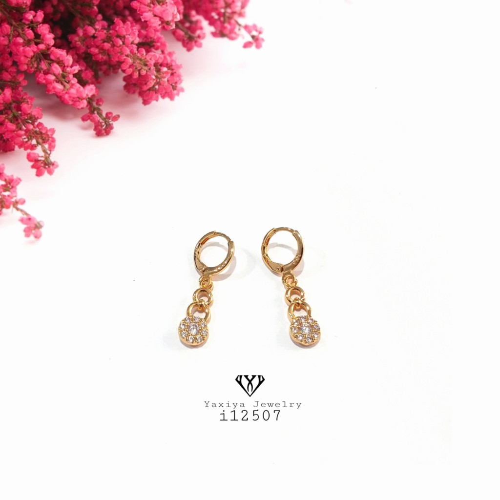 

Anting Emas Permata Perhiasan Lapis Emas 18K Yaxiya Jewelry 138