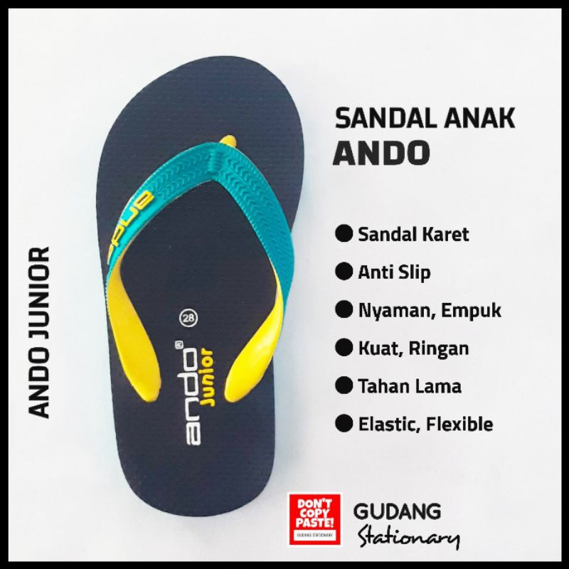 Sandal Jepit Anak Kecil ANDO JUNIOR