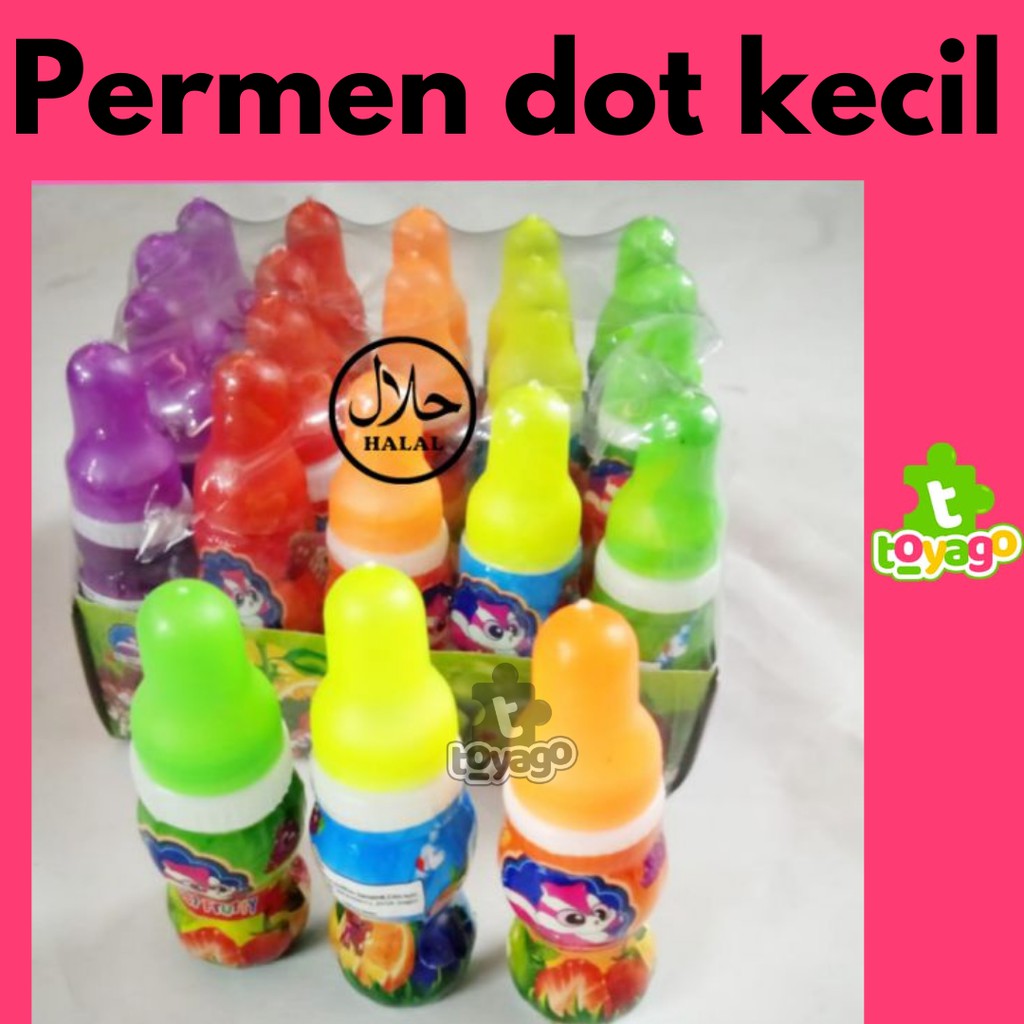 Permen Dot Mini/Empeng frutty Isi 20 Pcs Grosir Murah