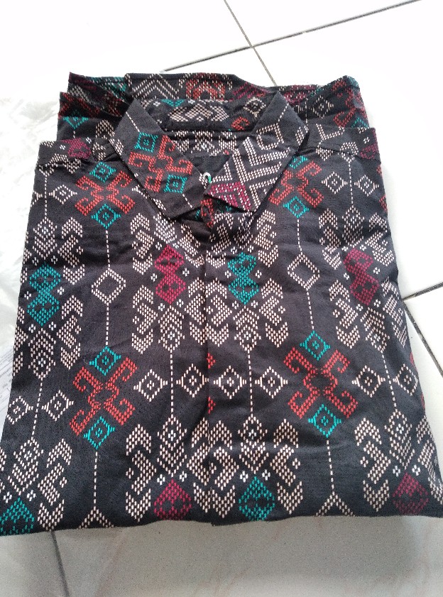 Dgm Fashion   Kemeja Batik Pria Songket   Lengan Pendek Batik Pendek Batik Songket