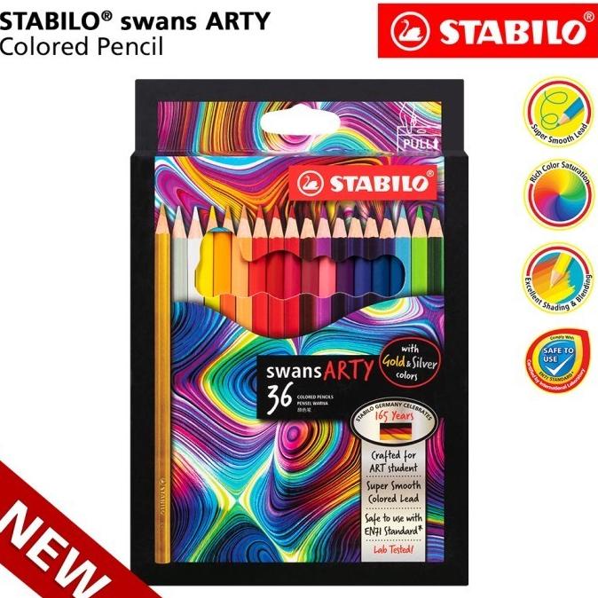 

Pensil Warna Stabilo Swans Arty 36 Warna