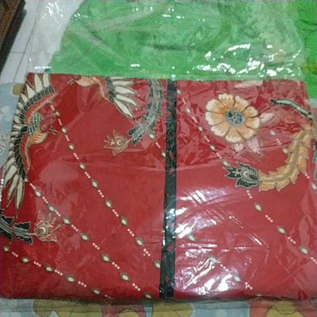 Atasan Blouse Batik Wanita Lengan Panjang Bahan Katun Stretch, 242 Abi#