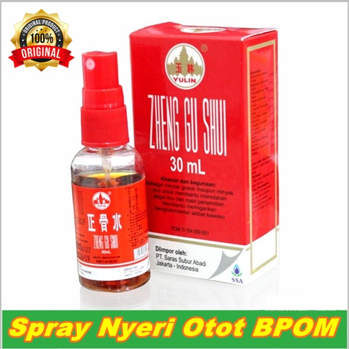 TERLARIS obat zheng gu shui spray untuk meredakan nyeri patah tulang memar luka dalam keseleo ampuh 