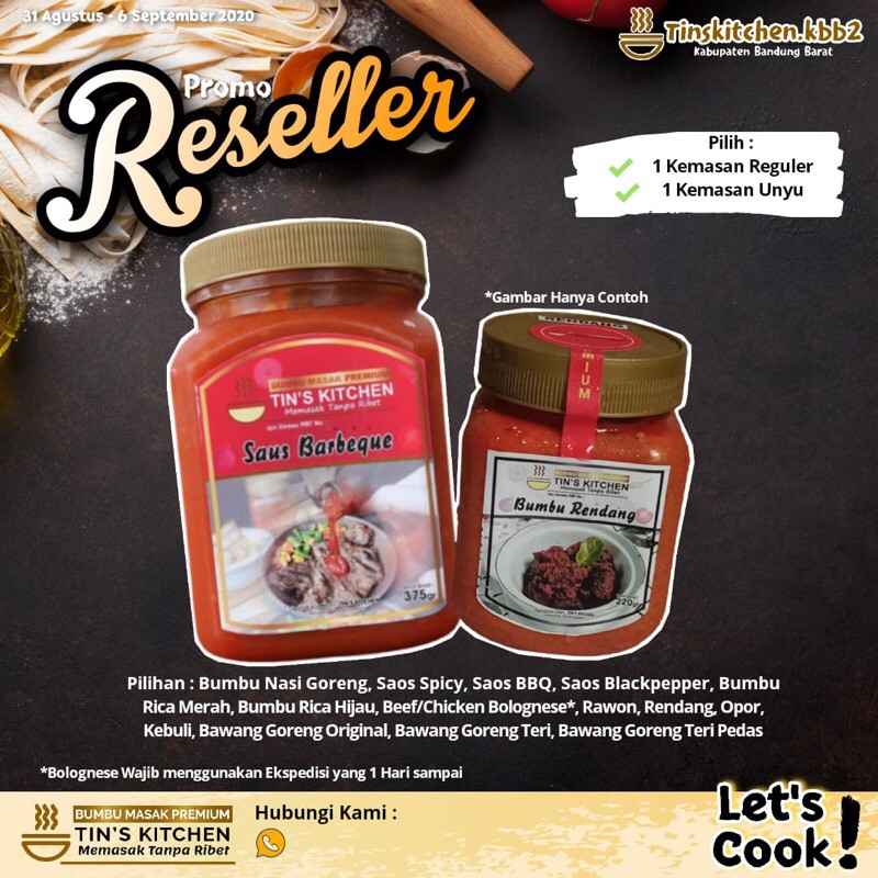 

Paket Bumbu Reseller - Tin’s Kitchen
