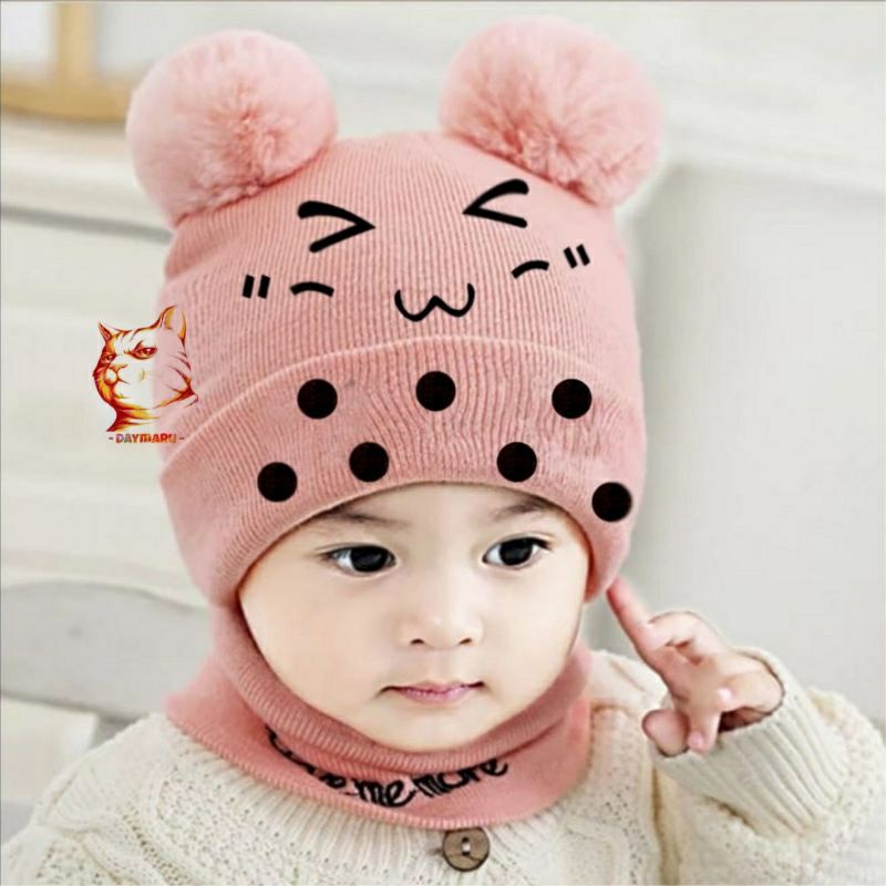 Topi Bayi Kupluk Boba Kupluk model topi kupluk Boba bayi laki laki perempuan new born 3-18 bulan