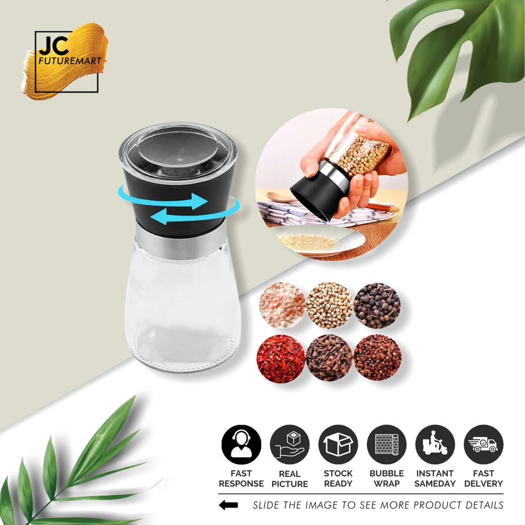 BOTOL GRINDER LADA GARAM MERICA | GILINGAN SALT PEPPER