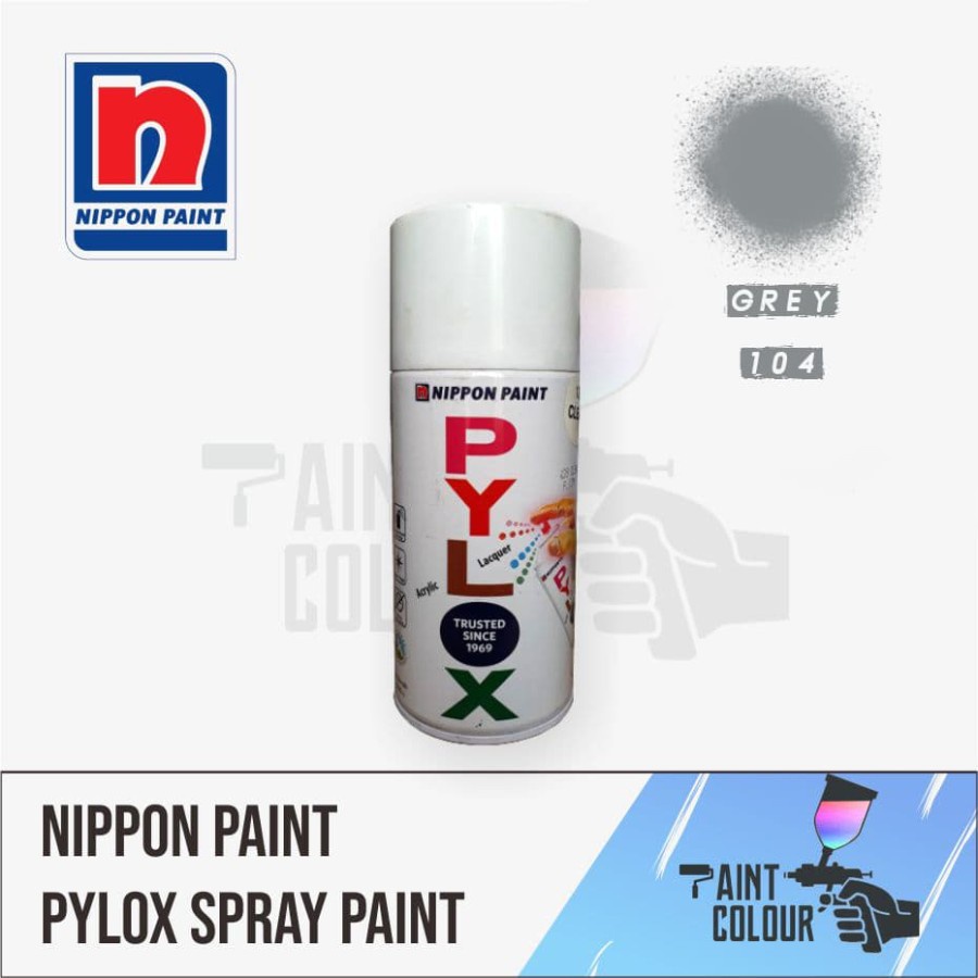 Pylox 104 GREY Cat Semprot/Pylox/Samurai Motor/Helm