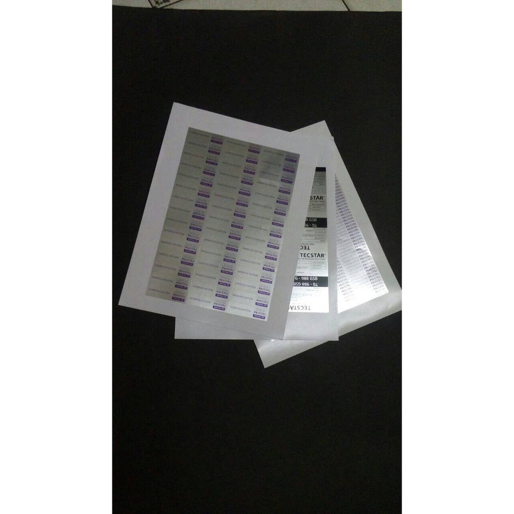 

Baterai Alkaline - Tinta Stempel - Plastik Wraping Sticker Silver / Chrome / Foil / Metallized,