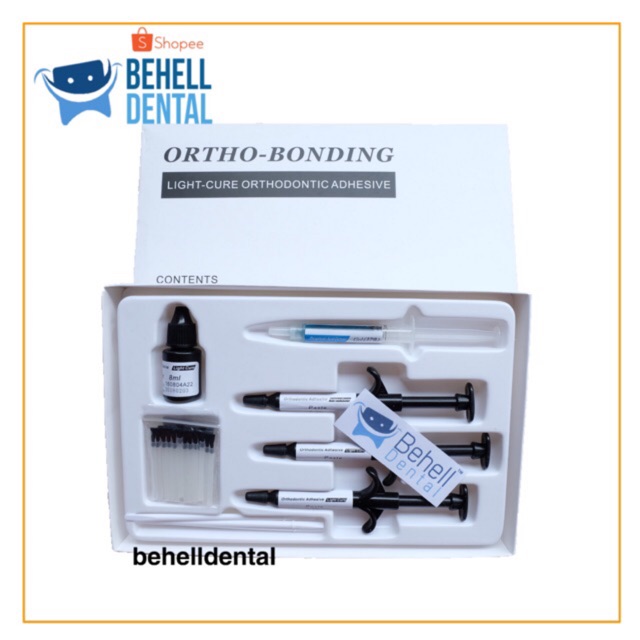 LEM BEHEL ORTHOBONDING LIGHT CURE ORIGINAL BIG // Lem Behel Light Curing Laser Perekat Behel Permanen Metal Ceramic Transparan - BEHELLDENTAL - PASTE PRIMER GEL ETCHAN ETCHING ETSA