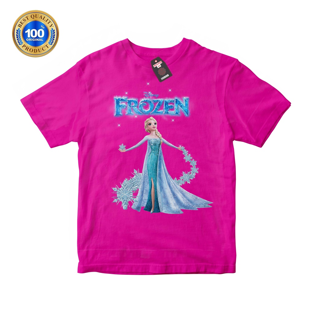 kaos anak frozen disnep kaos anak anak lucu bahan catoon