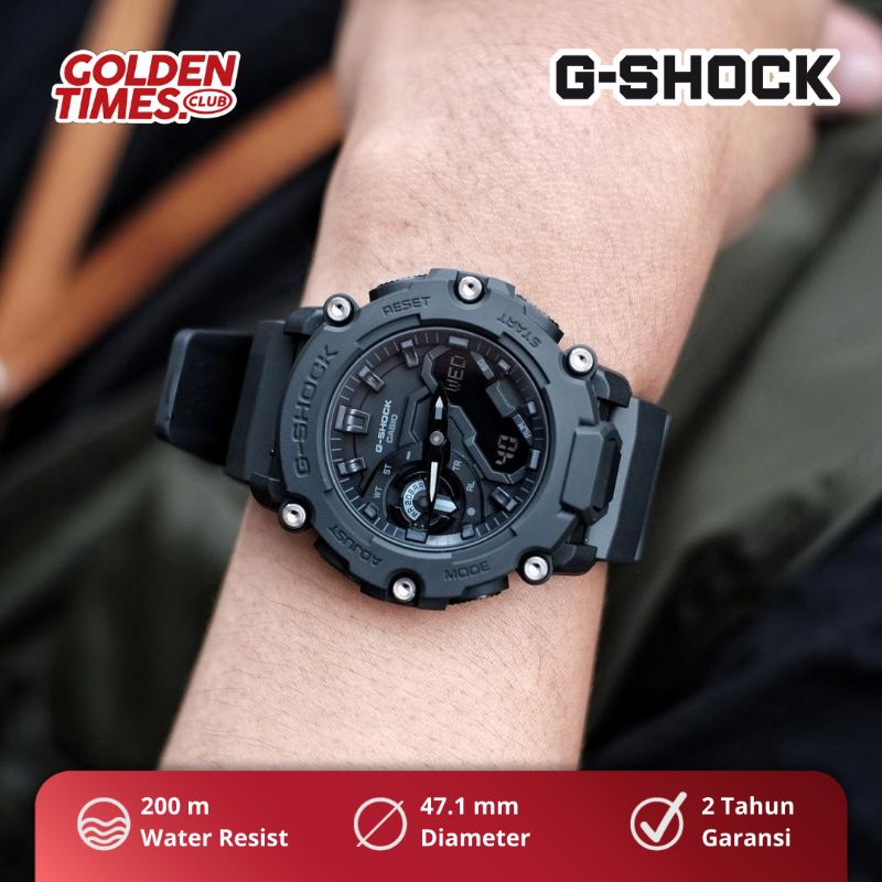 Jam Tangan G-Shock GA-2200BB-1ADR "Black Bold" BNIB Fullset