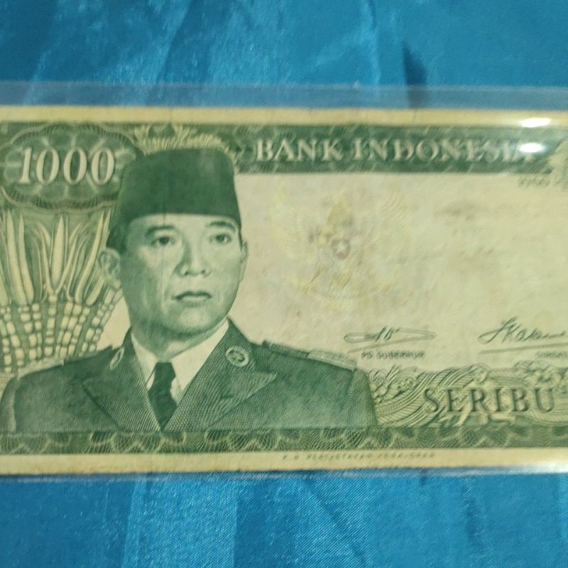 1000 Rupiah Soekarno Thn 1960