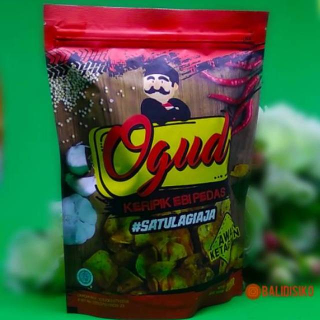 

Keripik Ebi Pedas Ogud Asli Padang 200 gr