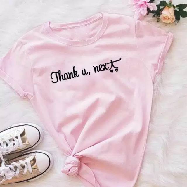 FourFashion Tshirt Thank u next Tumbler tee Kaos Wanita