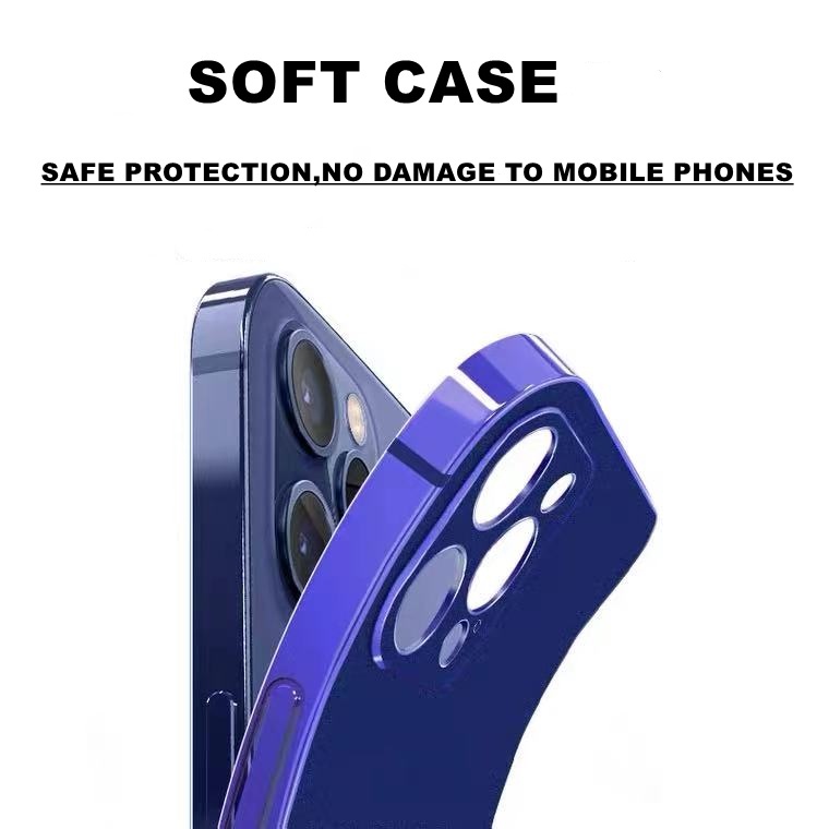 Soft case Pelindung anti Jatuh Untuk ip12 pro max 11 pro max Xs XR 7 8 Se 2020 7plus 8plus