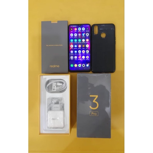 Realme 3 Pro Seken Second Bekas Mulus Ex Resmi Fullset
