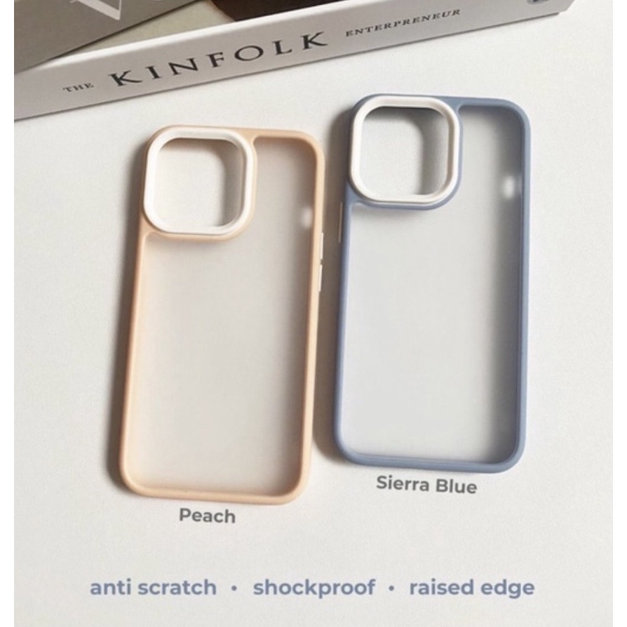C135 Iphone 11 12 13 PRO MAX Neo Hybrid Matte Silicone Case