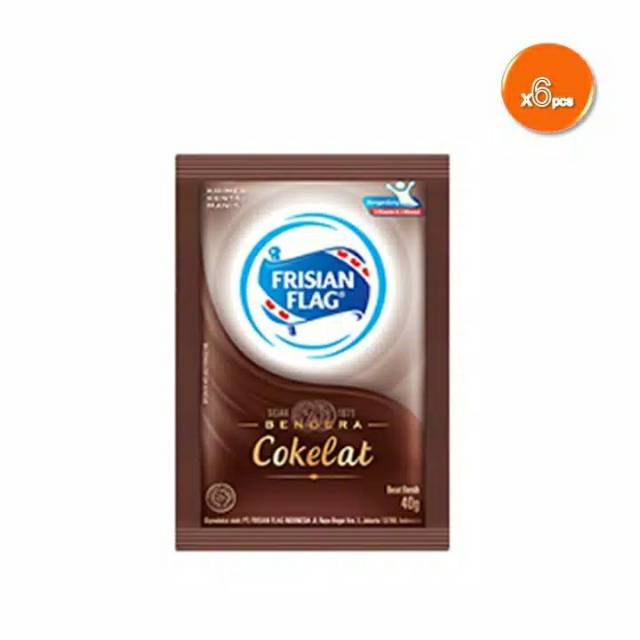 

Frisian Flag Susu Kental Manis Cokelat 40gr x 6 sachet