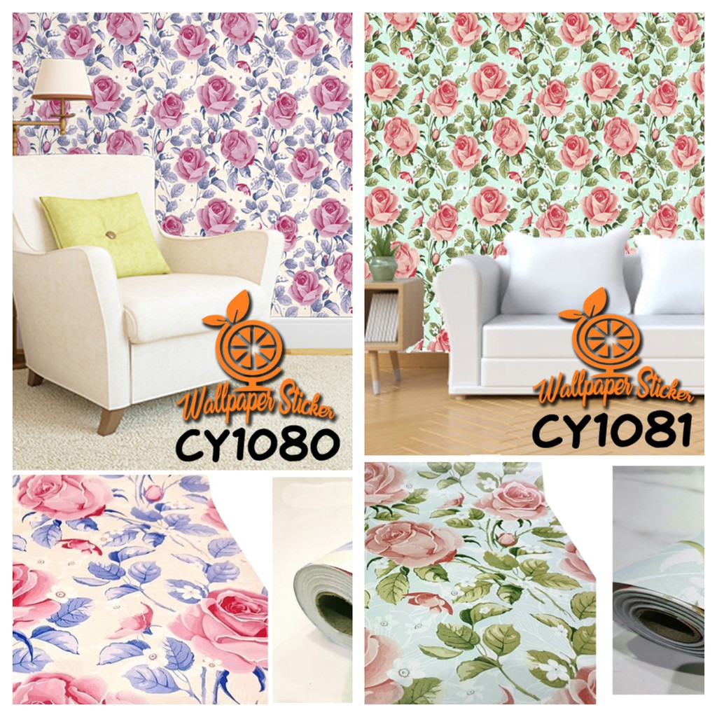 Wallpaper Dinding Motif Bunga Best Seller Wallpaper Best Seller