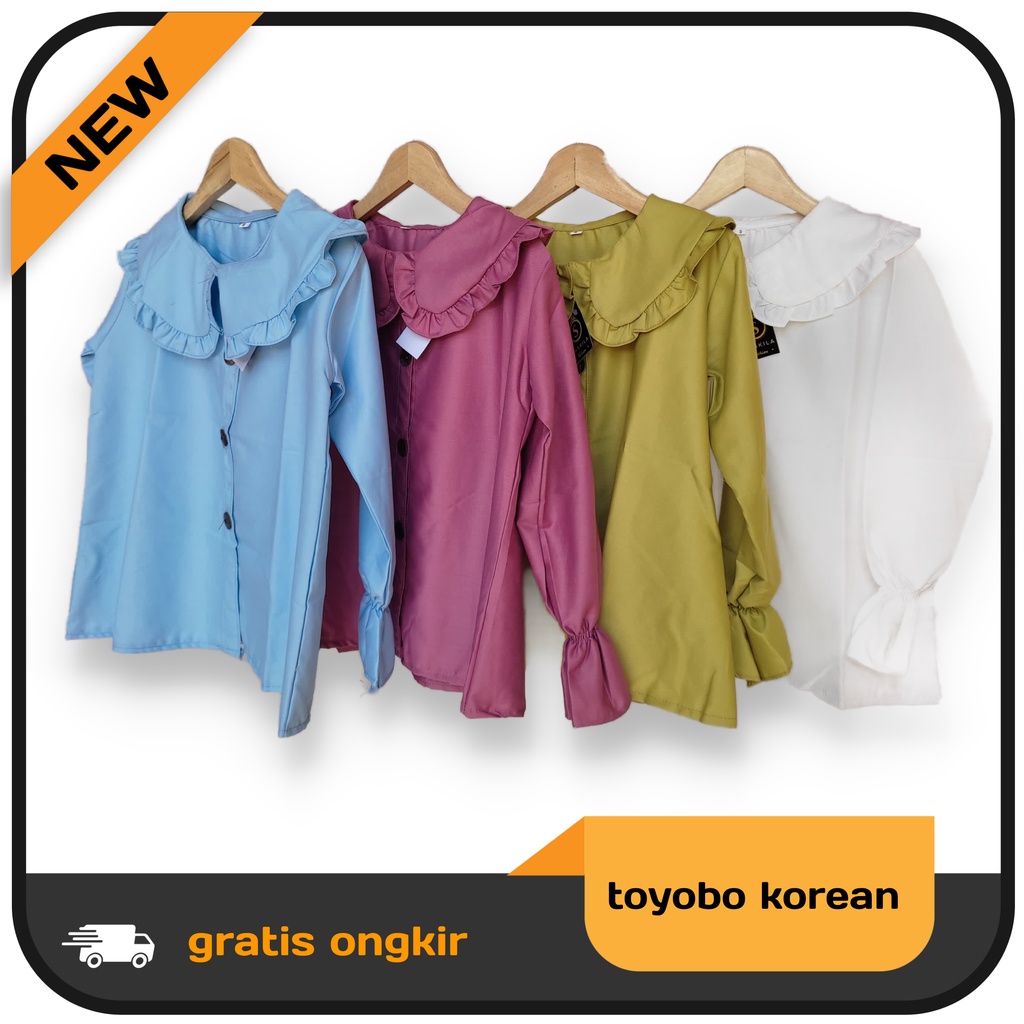 Toyobo Kemeja anak perempuan/baju anak perempuan/baju anak tanggung
