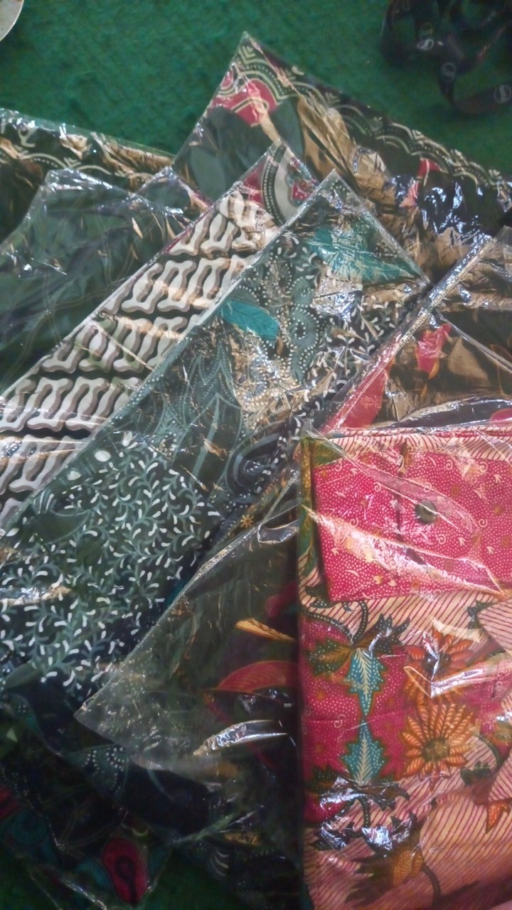 Bisa Cerai)m,l,xl,xxl,xxxl Couple Batik Tunik Modern Seragam Kerja Kantor Lengan Panjang Terlaris