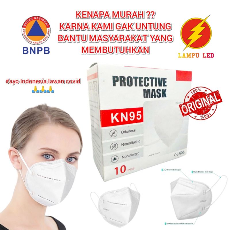 Masker KN95/ Kn95 5Ply / Masker KN95 10 Pics
