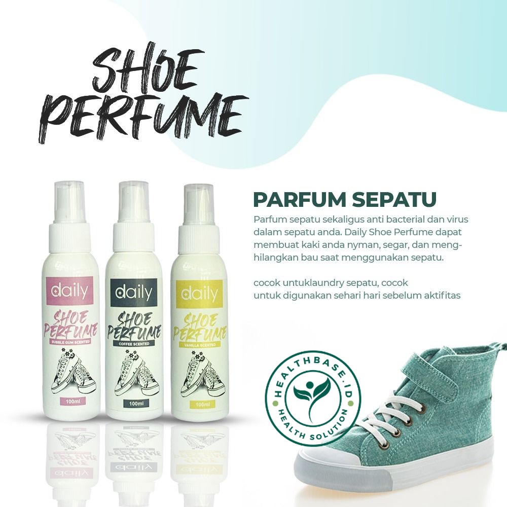 Healthbase.id Parfum Sepatu Anti Bau Bakteri dan Apek  Ampuh Menghilangkan Bau Sepatu dengan Pewangi Menyegarkan Bahan Alami Natural Aman Untuk Kulit