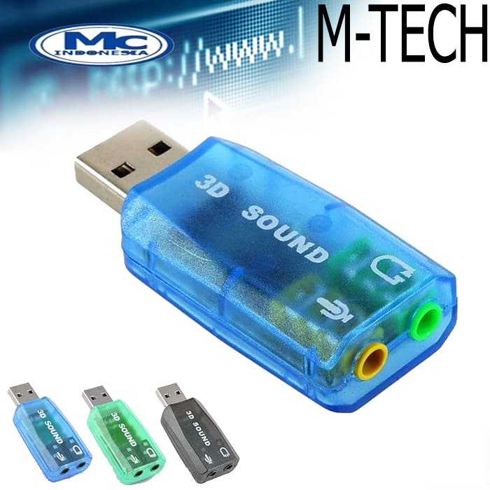 USB audio controlller lead 3D sound 5.1 M-TECH