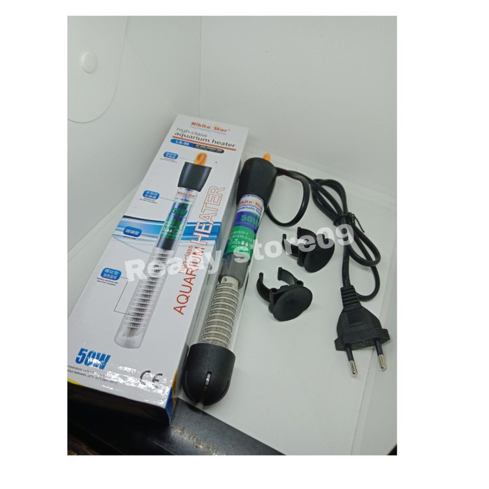 Heater aquarium Nikita star 50w / Heater Aquarium /penghangat Aquarium