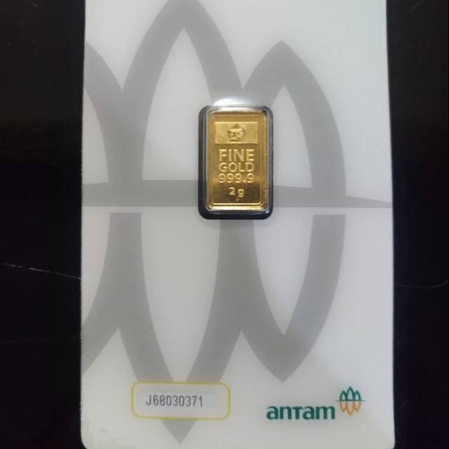 Emas Logam Mulia Antam 2 Gram Certieye Reinvented Produksi 2018 up