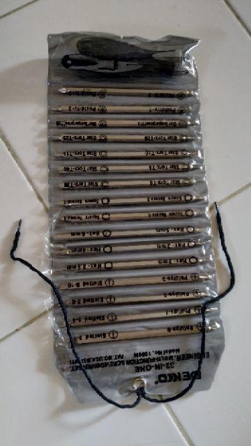 Dekko 1006n 32 In 1 Obeng Set Obeng Gulung