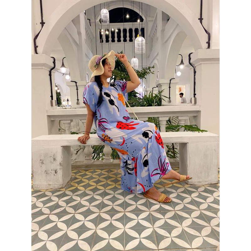 DASTER Habel Rempel Rayon Bali Panjang Semata Kaki