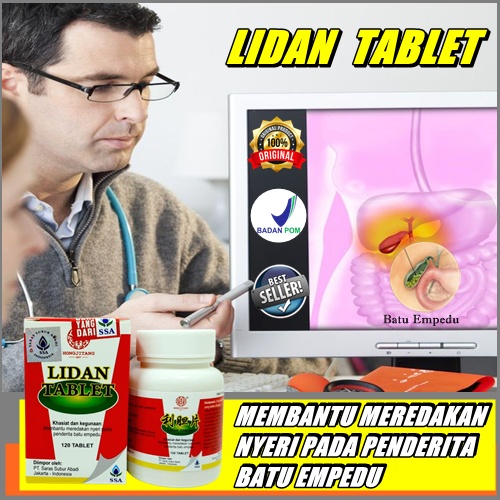BEST SELLER Lidan obat batu empedu isi 120 tablet bpom obat herbal cina batu empedu