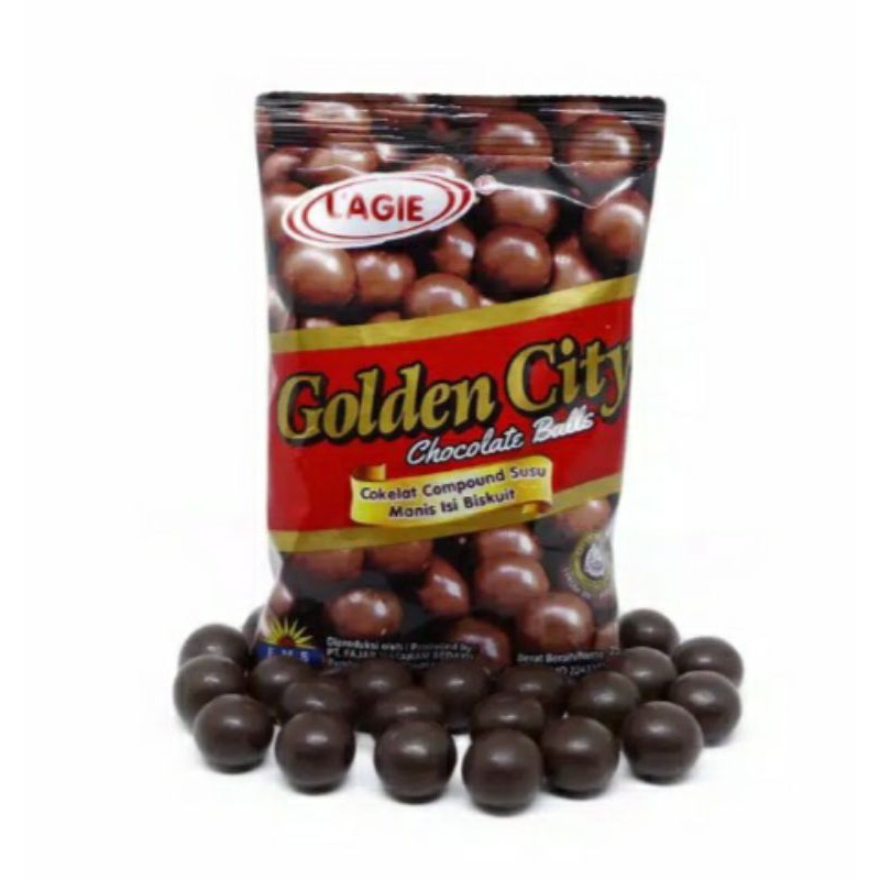 

LAGIE GOLDEN CITY 75GR | COKLAT LAGIE | CEMILAN COKLAT